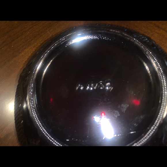 Avon cranberry glass bowl beautiful vintage modern - Picture 7 of 8